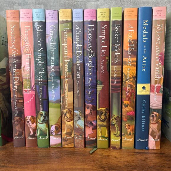 20 Annies Attic & Amish Inn Mysteries Hard back Book Lot Ribbons HbDj - Picture 3 of 12